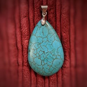 Large Howlite Pendant